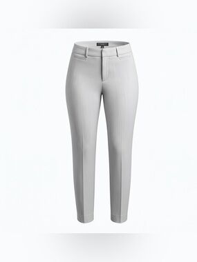 Banana Republic Women’s Pale Blue & White Pinstriped Slacks - Size 0, Like New